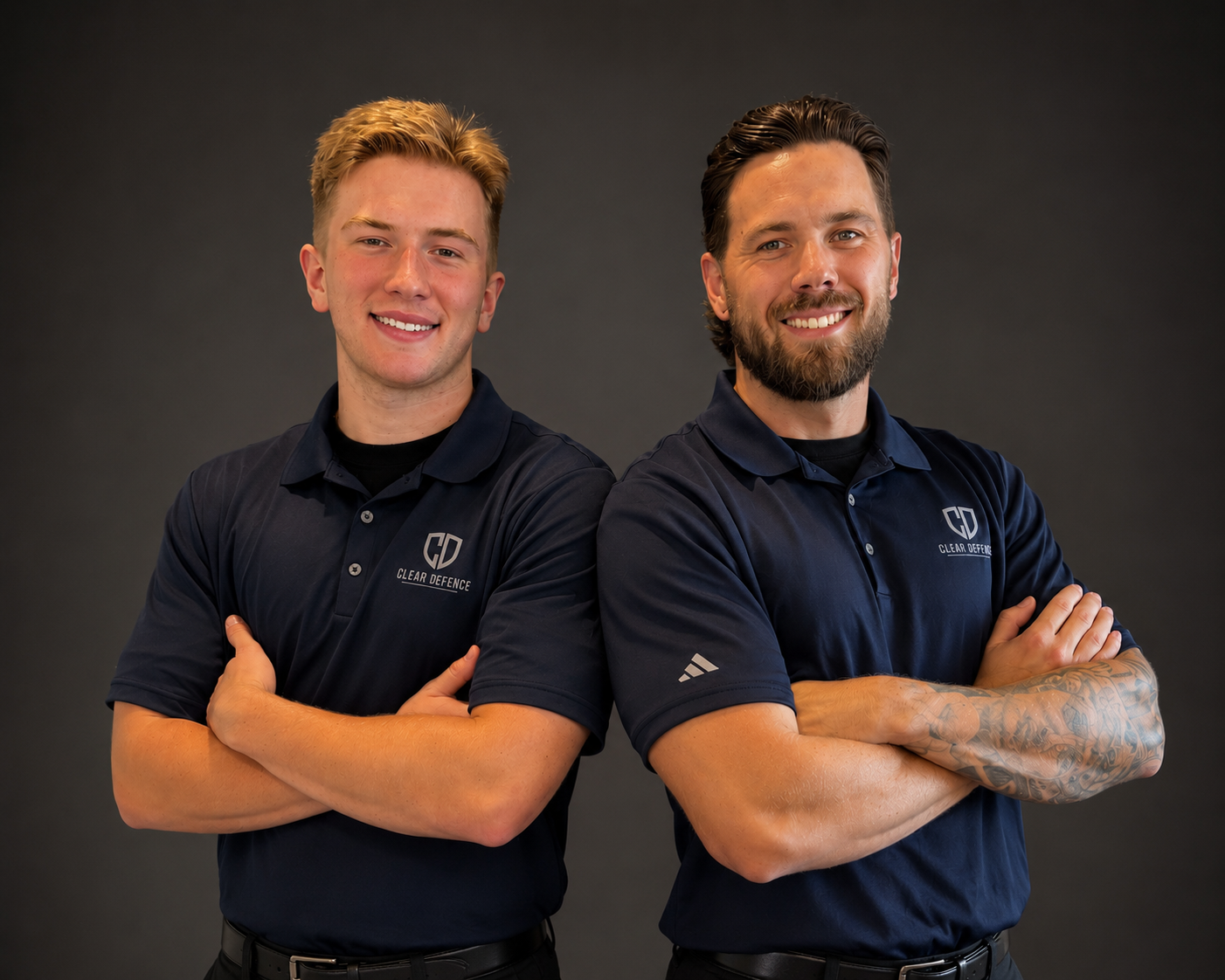 Taylor and Cole, owners of Clear Defence